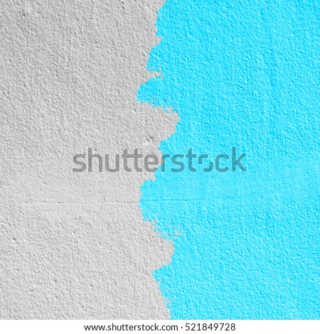 grunge cement brown and blue wall, textured background