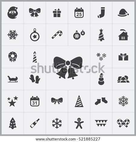 jingle bell icon. christmas, new year icons universal set for web and mobile