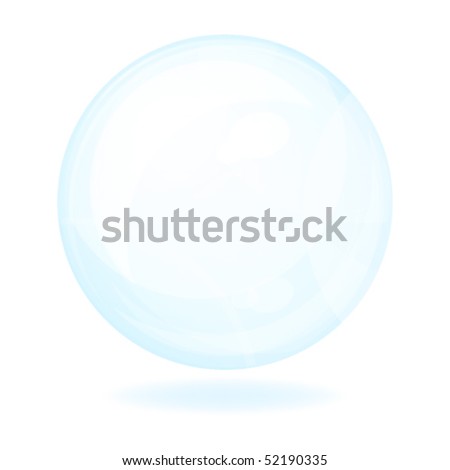 Vector Water Bubble. Eps10.