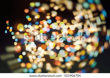 bulbs lights background:blur of Christmas wallpaper decorations concept.holiday festival backdrop:sparkle circle lit celebrations display.