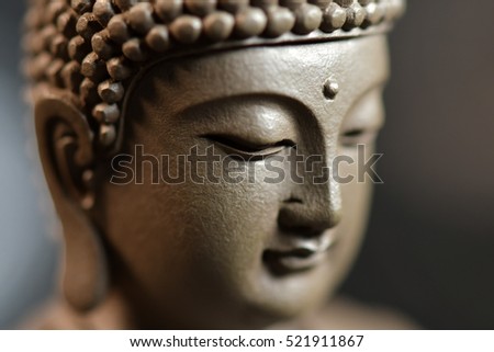 The face of the Buddha-style Zen