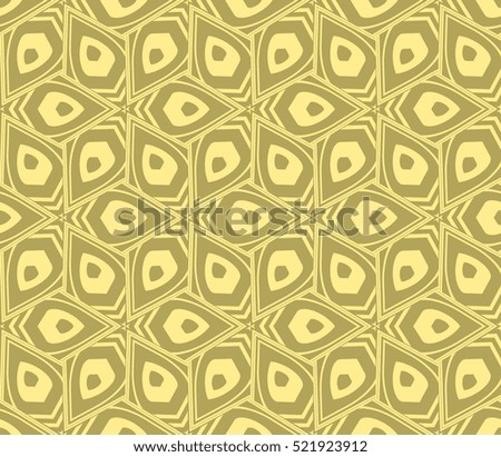abstract geometric seamless pattern. vector. yellow