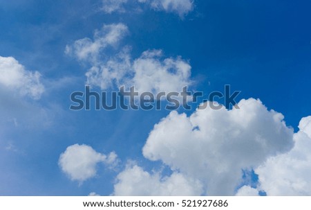 blue sky with cloud, beautiful