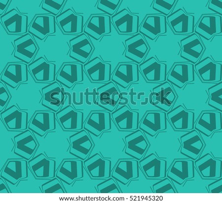 abstract geometric seamless pattern. vector. blue