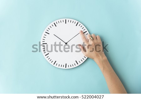 Time Punctual Second Minute Hour Concept Royalty-Free Stock Photo #522004027