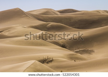 Desert waves, Varzaneh, Iran