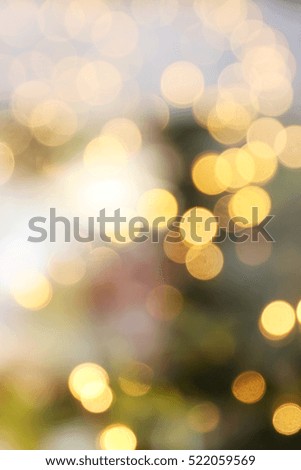 Christmas tree and bulbs. (defocused abstract)