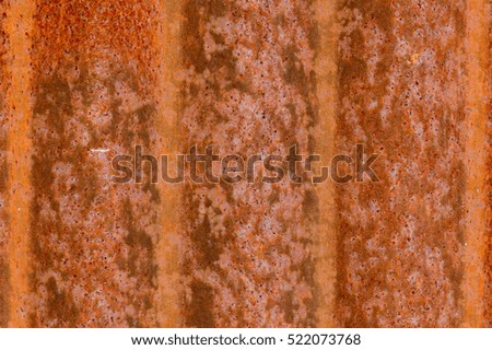 Galvanized rust background.