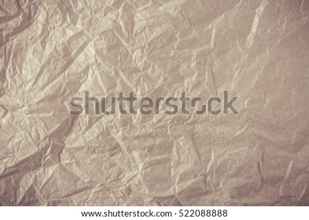crumpled paper. background or texture