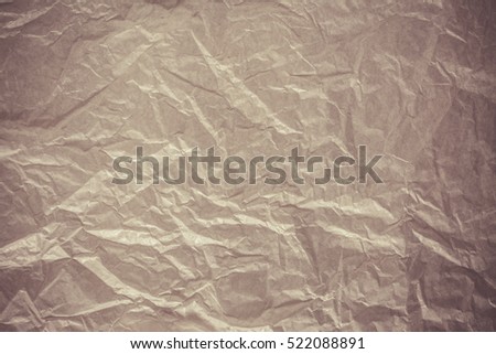 crumpled paper. background or texture