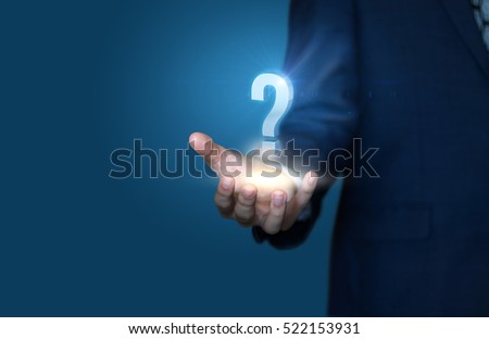 Answers to the questions. Royalty-Free Stock Photo #522153931