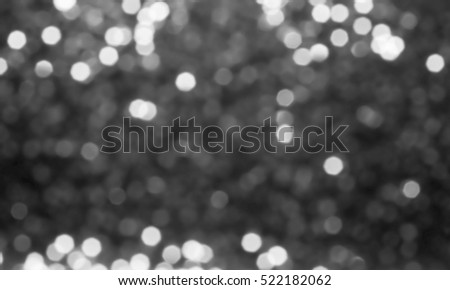 Silver glitter Christmas background black abstract