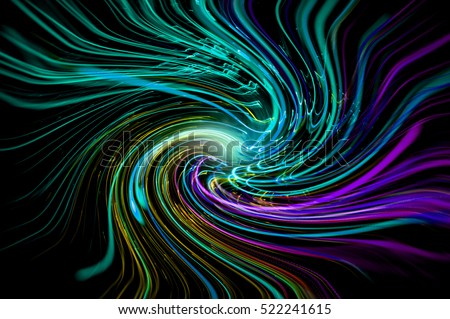 Abstract psychedelic multicolored background