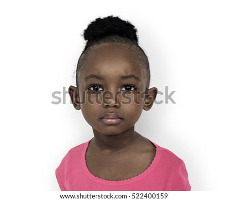 Little Girl Studio Portrait Concept