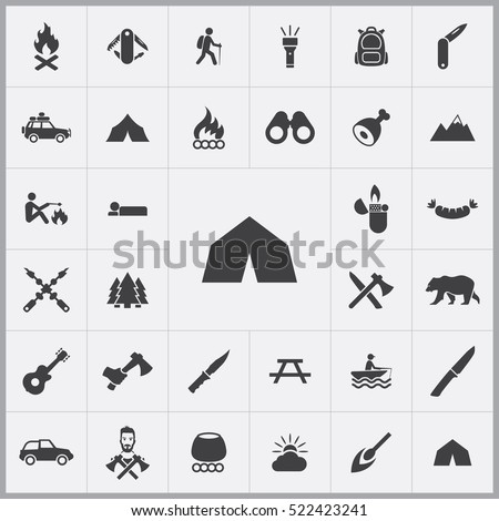 tent icon. camping icons universal set for web and mobile