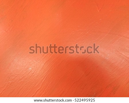 Orange paint metal plate background texture