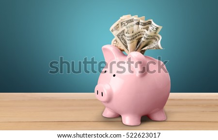 Piggy bank. Royalty-Free Stock Photo #522623017