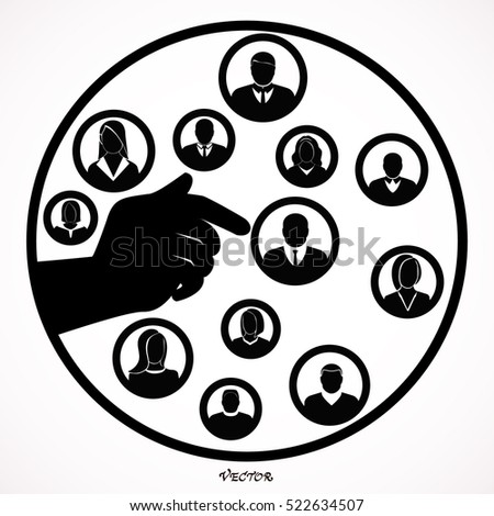 social network vector logo design template. people or friendship icon.