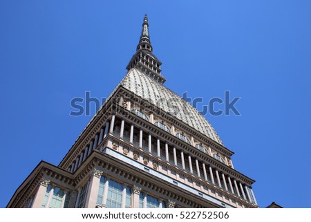 The Mole Antonelliana, Turin (Torino), building symbol of Turin (Torino) , Italy, Europe