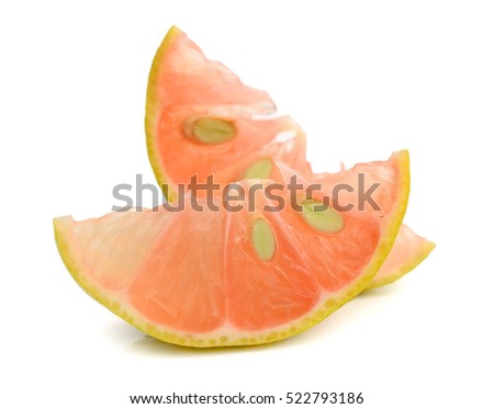 Cut grapefruit isolated on white top view. Grapefruit image. Grapefruit Photo. Yellow Grapefruit.