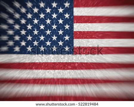 Flag of USA, backgrounds, textures, blurred image, Dirty, grunge 