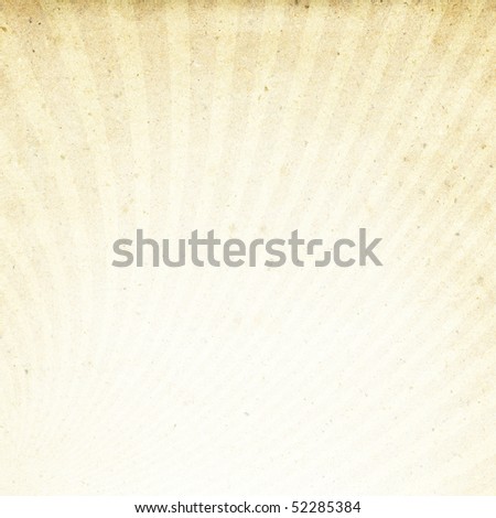 The texture of recycled paper with rays image. Useful as background.