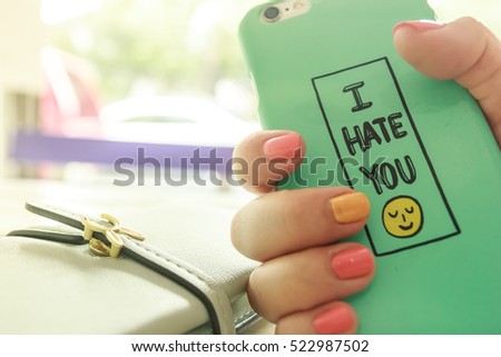 I hate you but I love you.