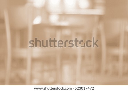 Blurred abstract background of coffee shop