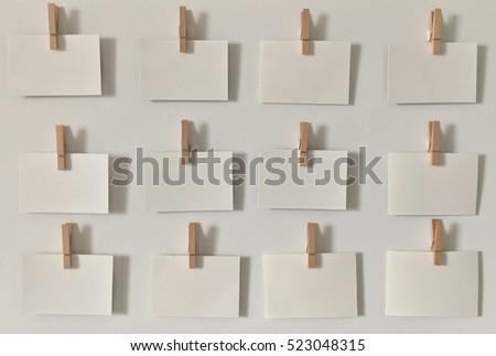 clothespin wood clip picture wall
