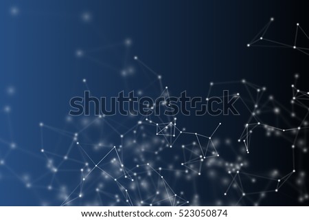 Fantasy abstract technology and engineering background with original organic motion Royalty-Free Stock Photo #523050874