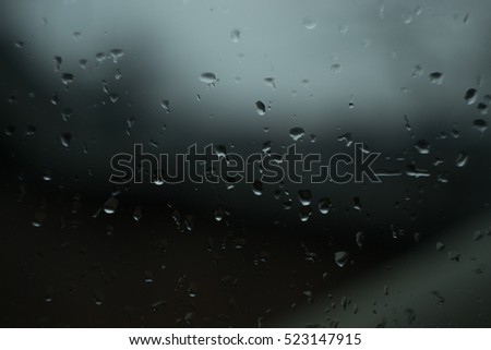 Misted window drops