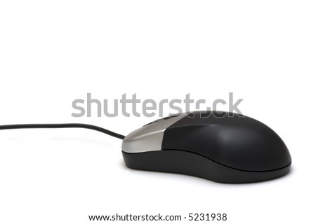 ps mouse on white background