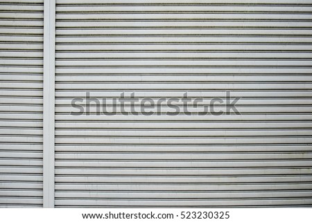 Corrugated metal sheet,Slide door ,Roller shutter texture 
