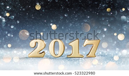  2017 - Happy New Year
 Royalty-Free Stock Photo #523322980