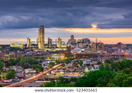 Albany, New York, USA Skyline.