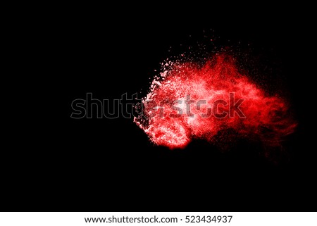 abstract  powder splatted background,Freeze motion of color powder exploding/throwing color powder,color glitter texture on black or white background