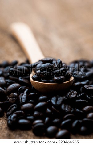 Coffee Beans.Coffee beans background with roasted natural seeds for brewing espresso or cappuccino as a natural food concept with a java blend of different types of roasts from around the world.