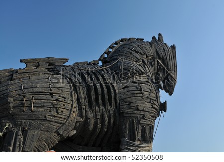 Trojan horse used in Troy (The Movie) located in Turkey