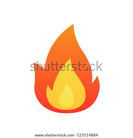Fire flame vector isolated