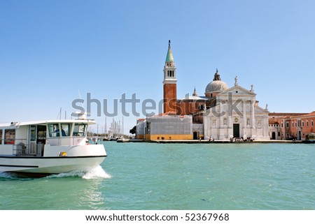 Island and church of San Giorgio Maggiore, Venice, Italy