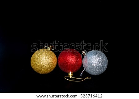 picture of Christmas decoration for background, greeting cards, happiness festival, New years wishes sent to everyone you love
