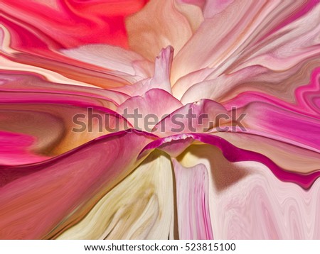 Background of a beautiful distorted rose