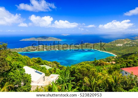 St Thomas, US Virgin Islands. Magens Bay Royalty-Free Stock Photo #523820953