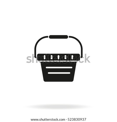 Shopping basket icon.