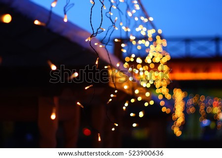 Background blur bokeh city lights night