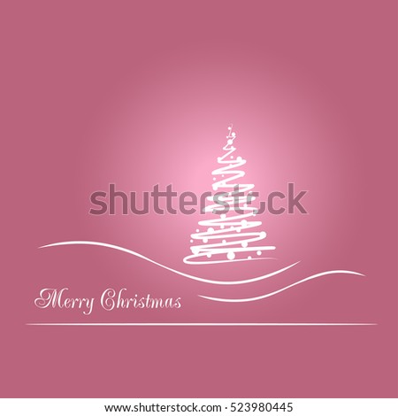 Delicate Christmas tree
