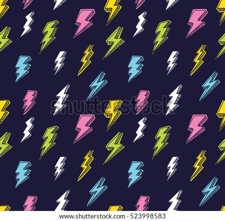 abstract thunder background