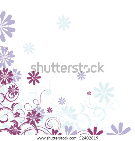 Background with flower