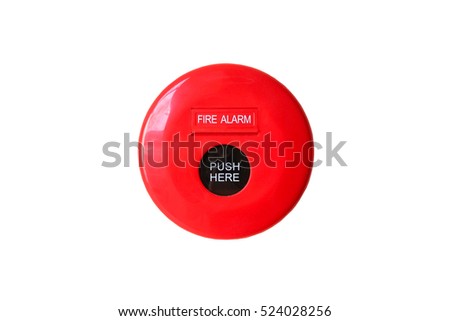 Fire alarm button.