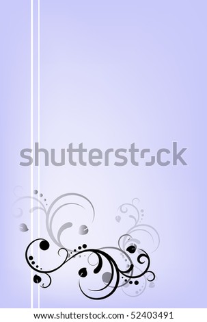 abstract floral background for your design, vector illustration